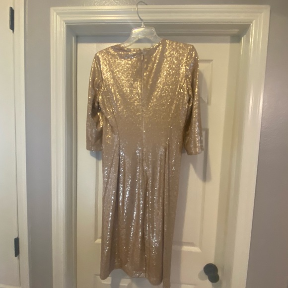 NEW WITH TAGS: Gold Sequin New York & Company Dress (Size Small) - Picture 2 of 4